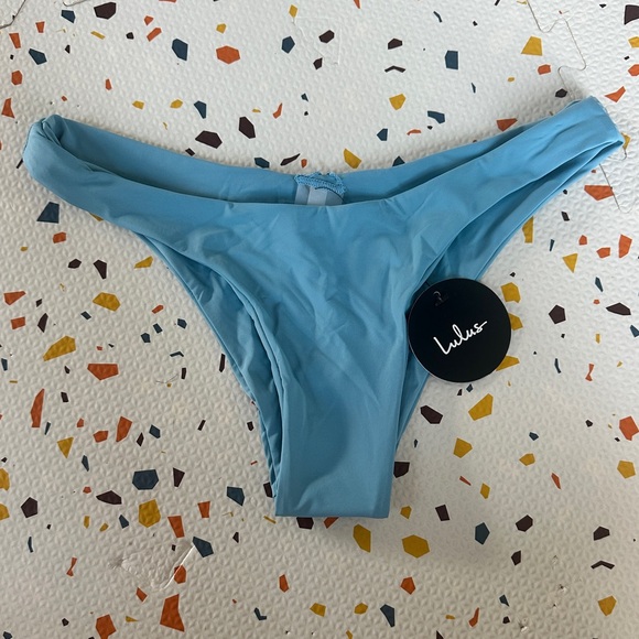 Lulu's Light Blue Bikini Bottom - Picture 1 of 6